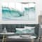 Designart - Massive Blue Waves Breaking Beach - Seashore Canvas Art Print